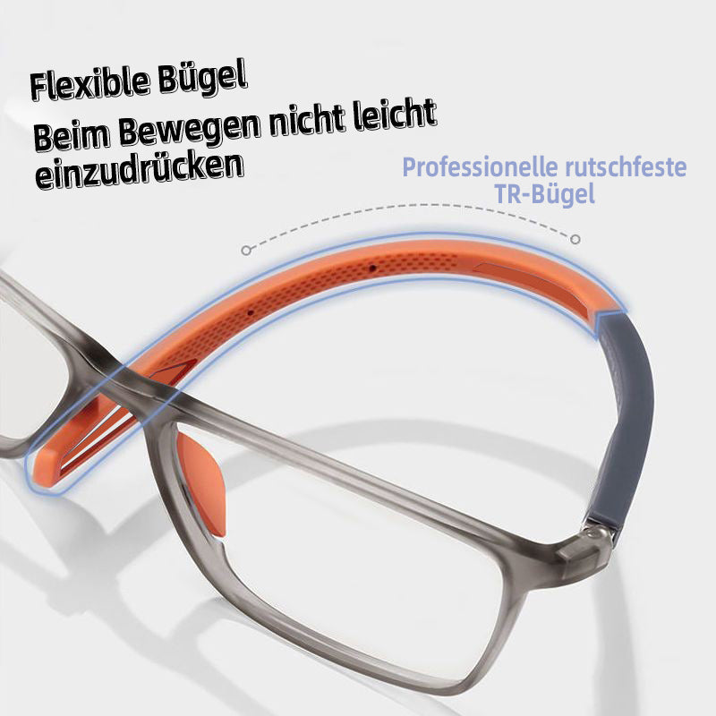LexVision™ – Ultra-leichte Sport TR Quadrat-Rahmen Lesebrillen