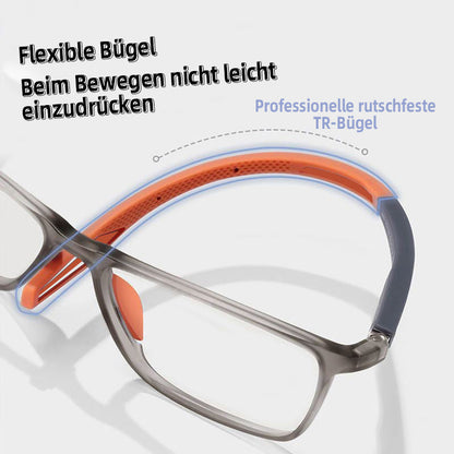 LexVision™ – Ultra-leichte Sport TR Quadrat-Rahmen Lesebrillen