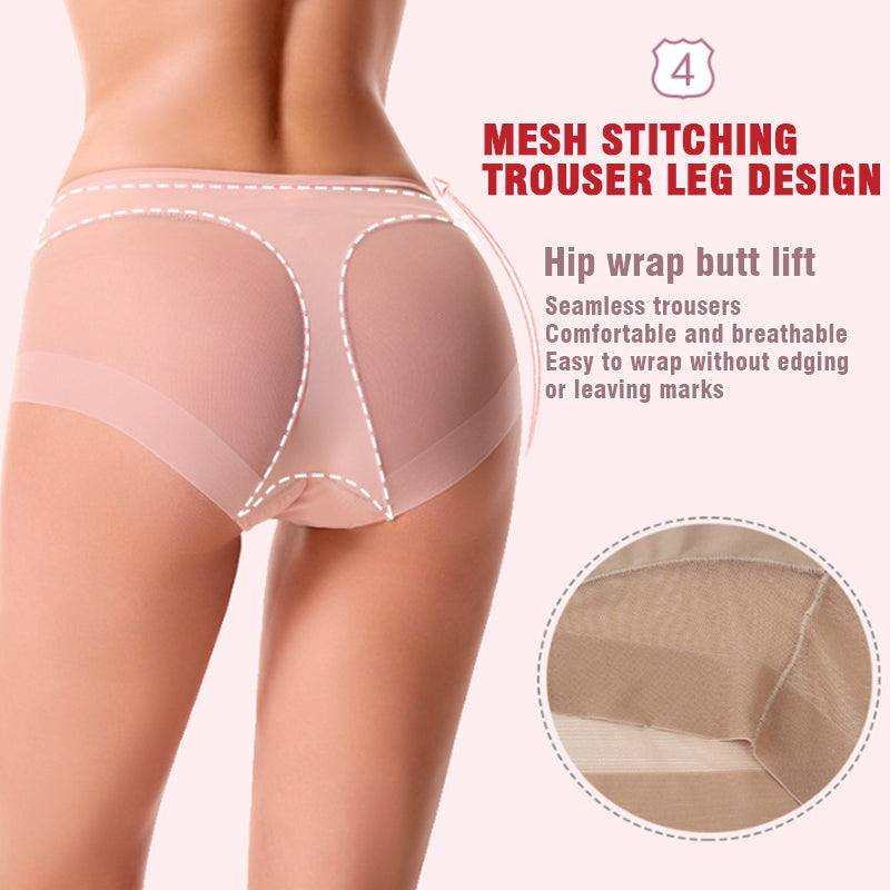 🔥1 zahlen und 4 erhalten🔥Nahtloses, formendes Höschen mit hoher Taille aus Eisseide