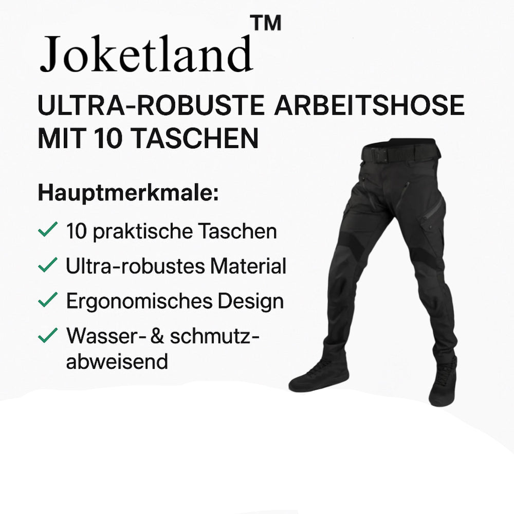 Joketland® - Arbeitshose mit 10 Taschen