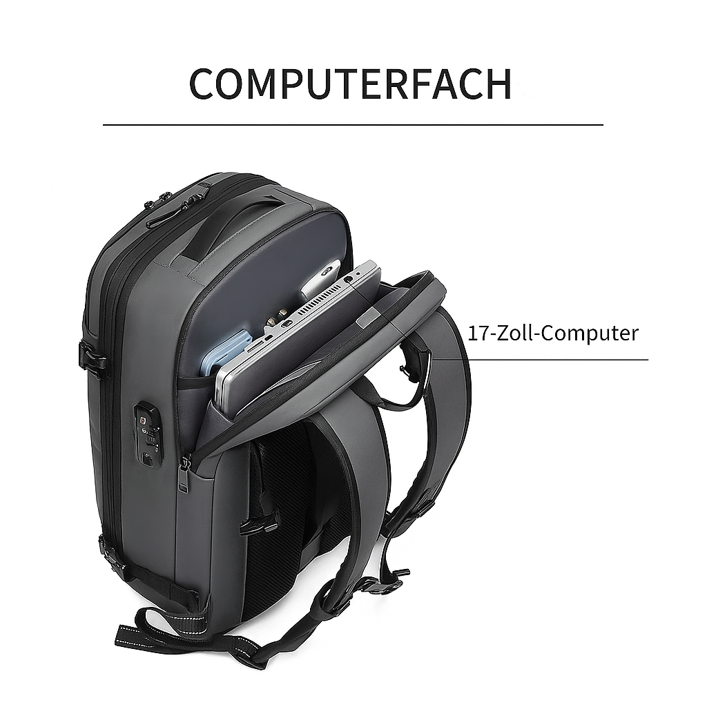 AirPack+ Rucksack mit integriertem Vakuumsystem + tragbare Luftpumpe