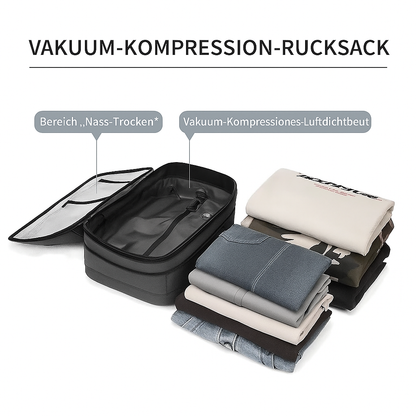 AirPack+ Rucksack mit integriertem Vakuumsystem + tragbare Luftpumpe