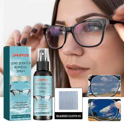 BrillenKlar® – Anti-Kratzer Reinigungs-Spray für Brillen
