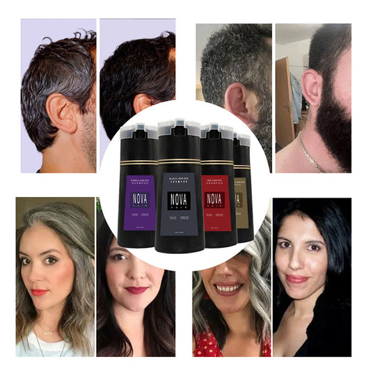HairNoiva Shampoo – Deckt graue Haare in Minuten ab