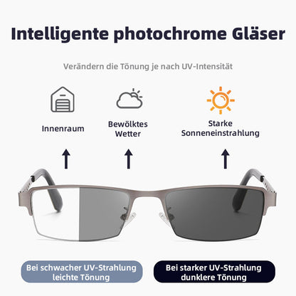 Titanium X® – fototrope multifokale lesebrille aus titan