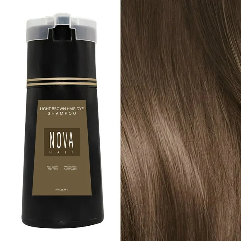 HairNoiva Shampoo – Deckt graue Haare in Minuten ab
