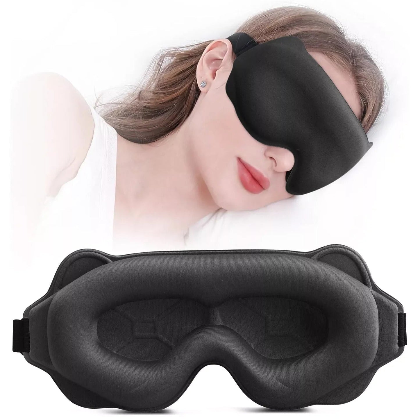 FrostNacht® – 3D-Schlafmaske für erfrischenden Schlaf
