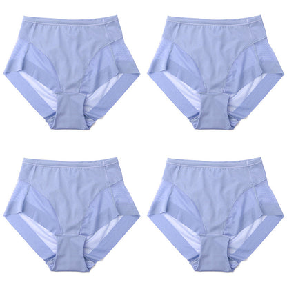 🔥1 zahlen und 4 erhalten🔥Nahtloses, formendes Höschen mit hoher Taille aus Eisseide